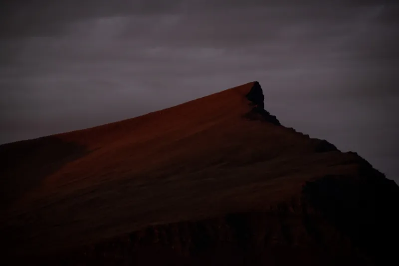 Lonely crag, Iceland. 2018.